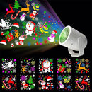 Mini Projetor Natalino RGB 16 Padrões de Flocos de Neve (Tipo-C)