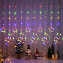 Cascata de Luzes Estrela 100 LED 3m Bivolt IP64 – Quente/Colorido