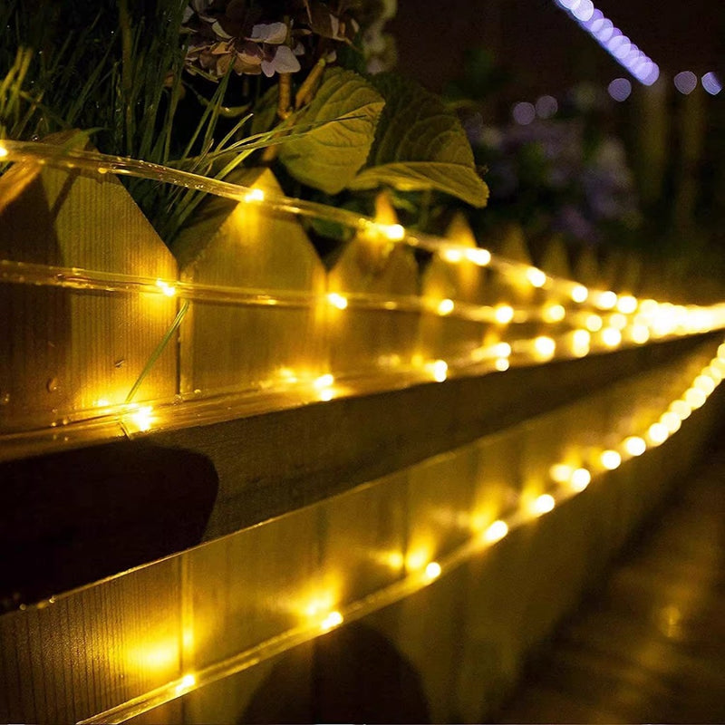 Luzes de Corda LED Solares 10m/20m à Prova d'Água – Decoração Mágica