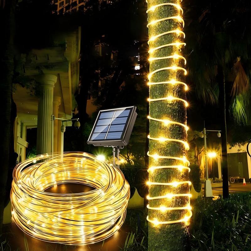 Luzes de Corda LED Solares 10m/20m à Prova d'Água – Decoração Mágica