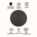 Tapete Redondo Natalino Antiderrapante 88cm para Sala e Quarto