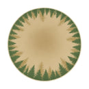 Tapete Redondo Natalino Antiderrapante 88cm para Sala e Quarto