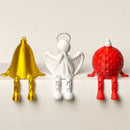 Miniaturas Natalinas Articuladas 3D – Kit Personalizável