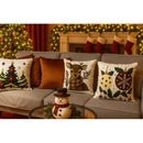 Kit 5 Capas de Almofadas Natalinas em Suede 45x45 cm (Sem Enchimento)