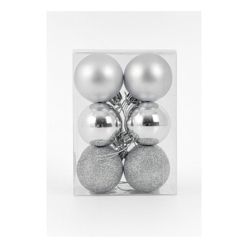 Kit 8/16/24 Bolas de Natal 8cm Vermelhas e Douradas