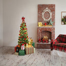 Árvore de Natal 120cm Decorada Completa com Luzes USB (até 71 Enfeites)