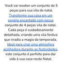 Vila Natalina com Igrejinha e Casinhas – Kit 5 Peças em MDF Premium