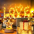 Kit 10 Luzes Fada 2m (20 LEDs) EX Decor – 3 Modos, IP55, Fio Flexível