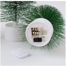 Mini Árvore de Natal de Mesa com LED 17,2 cm - Efeito Neve