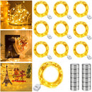 Kit 10 Luzes Fada 2m (20 LEDs) EX Decor – 3 Modos, IP55, Fio Flexível