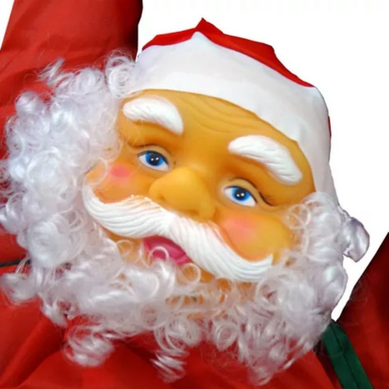 Papai Noel Escalador Decorativo – 1/2/3 Bonecos (30/60/90 cm)
