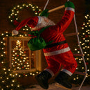 Papai Noel Subindo Escada 50 cm – Enfeite de Natal Bsan Shop®