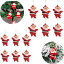 Mini Papais Noel Decorativos – Kit com 9 Peças