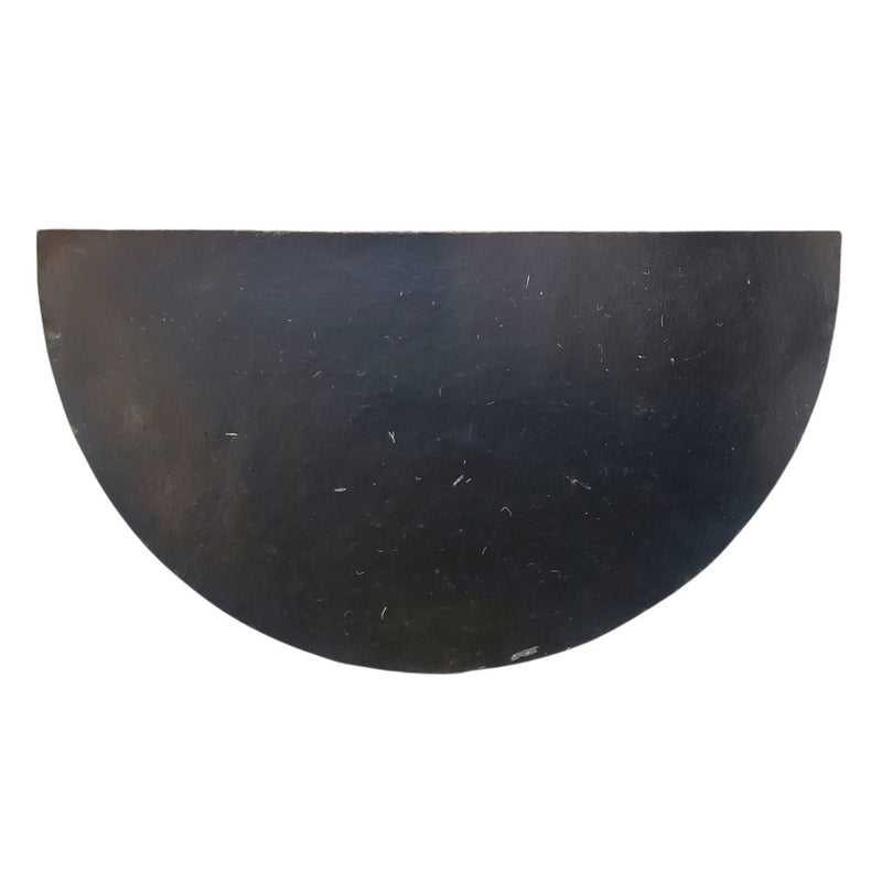 Capacho de Natal Meia Lua em Fibra de Coco 33x60 cm Antiderrapante