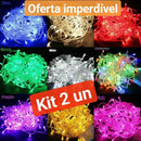 Pisca-Pisca Natal 10m 100 LEDs – 8 Modos – 110V ou 220V (Kits c/ 2 ou 5 Unidades) ANJIN